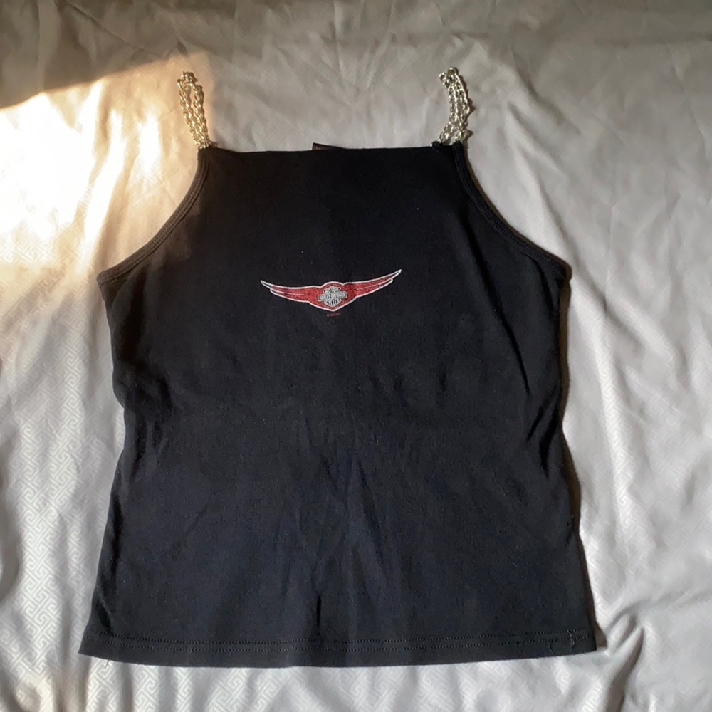 Harley Davidson Motorcycles Chain Tank Top